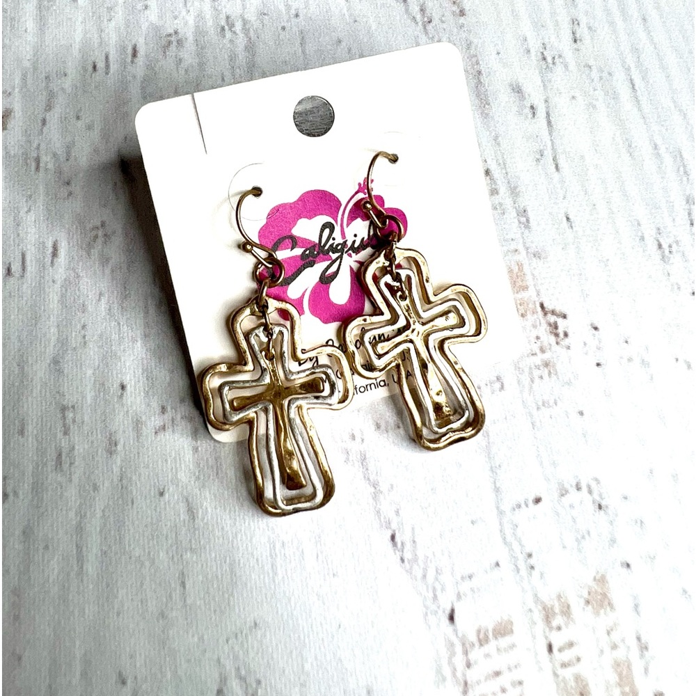 Caligirl Cross Earrings